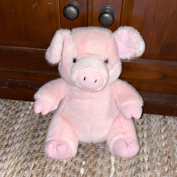Kellytoy Toys Creations By Kellytoy Farm Pink Plush Pig Piggie